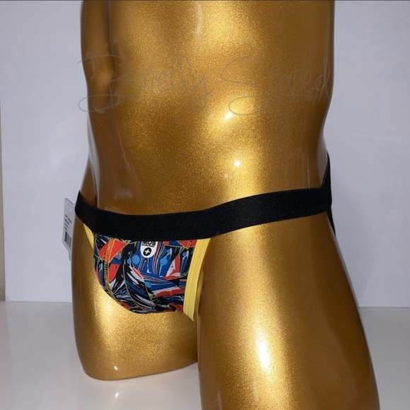 MOB Eroticwear Deco Printed Jockstrap - Picture 5 of 6
